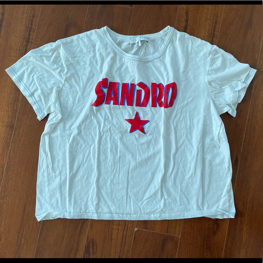 Sandro Logo T shirt